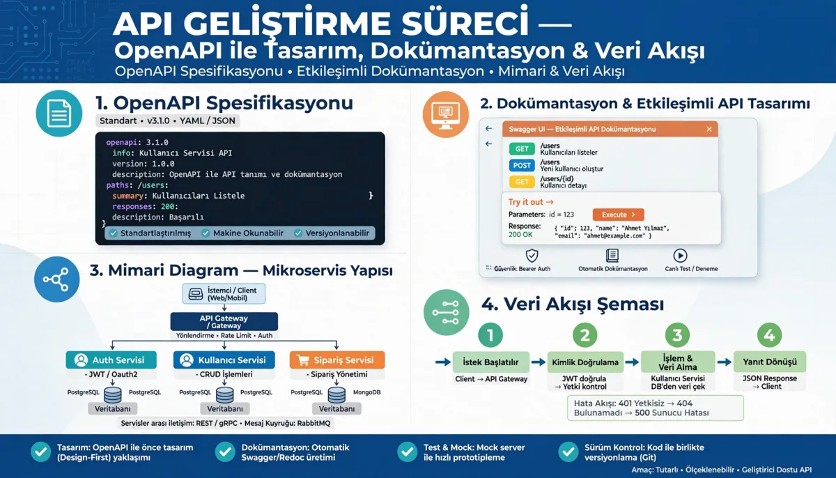 API Geliştirme Sürecinde OpenAPI Spesifikasyonunun Kullanımı