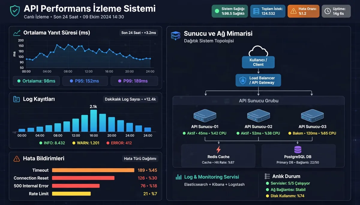 API Performans İzleme ve Hata Yönetimi Yöntemleri