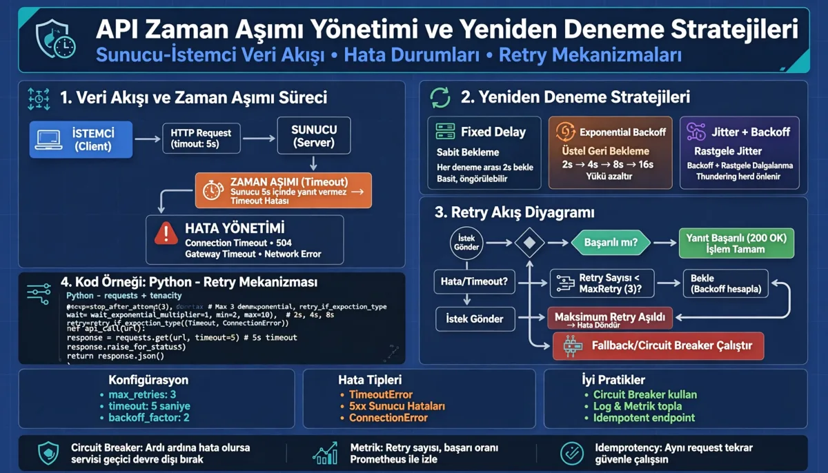 API Zaman Aşımı Yönetimi ve Yeniden Deneme Stratejileri