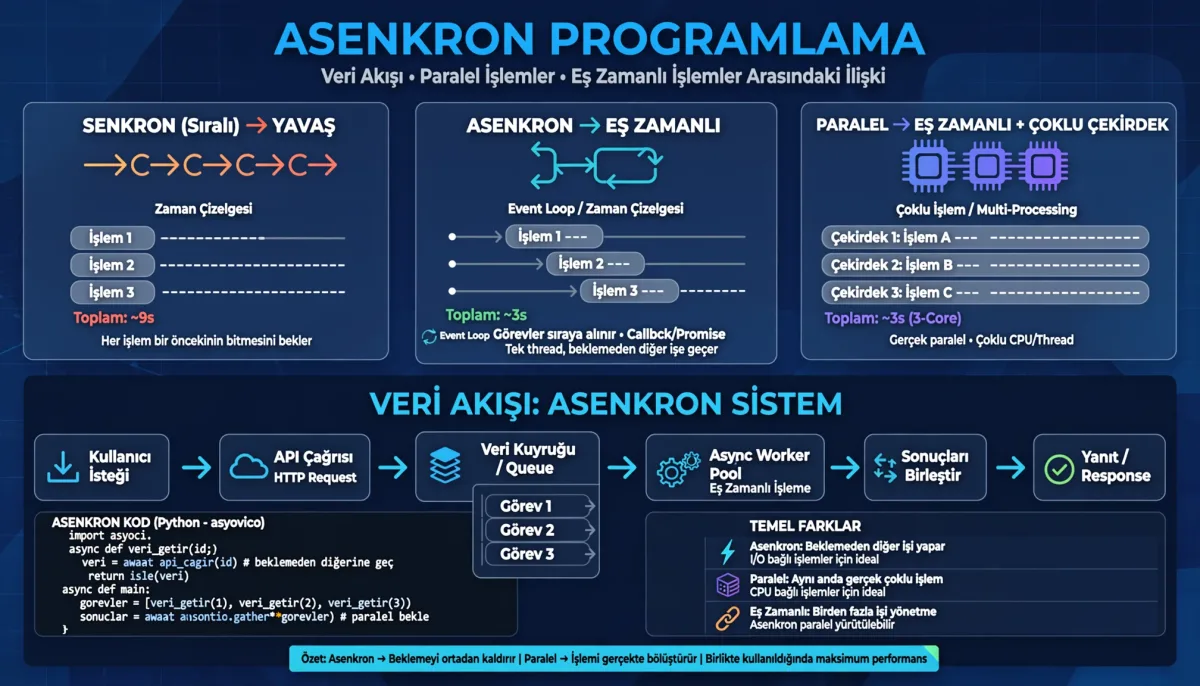 Asenkron Programlamanın Faydaları ve Uygulama Alanları
