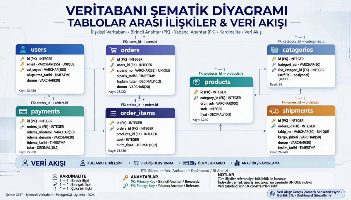 Veritabanı İlişkileri Nedir ve Nasıl Planlanır