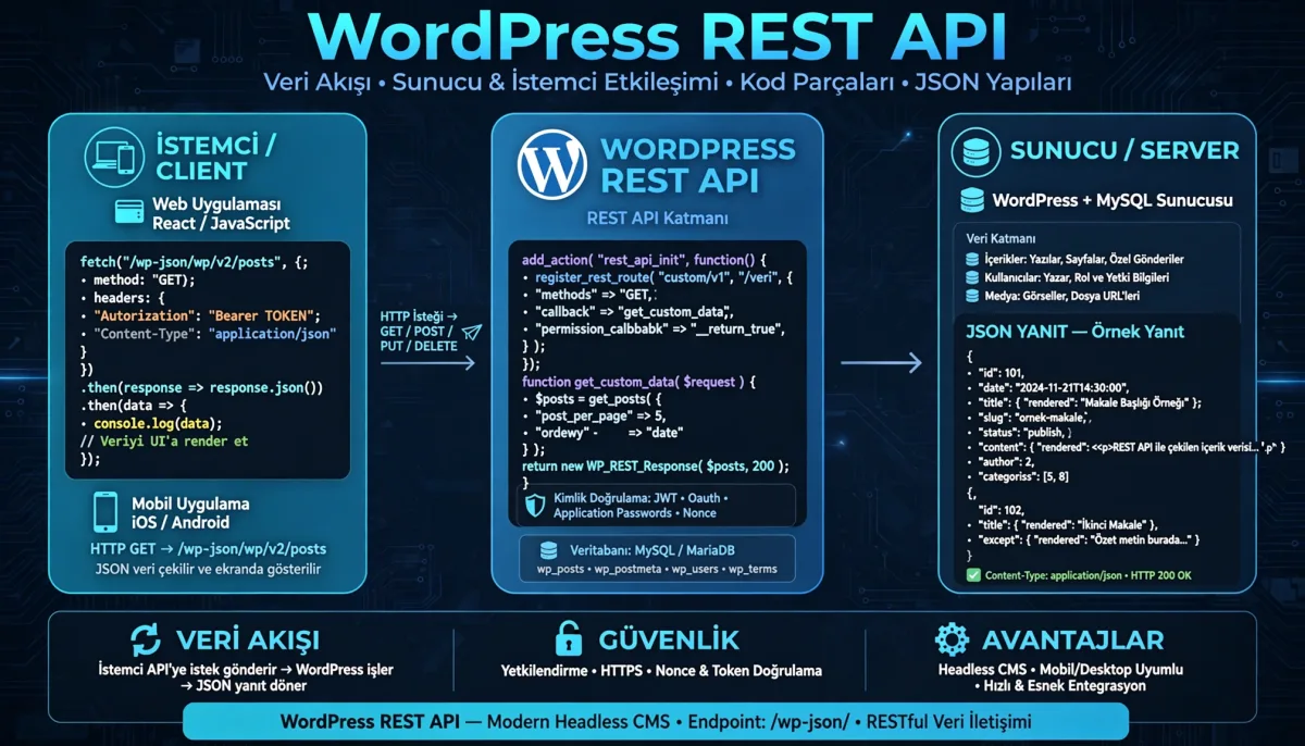 WordPress REST API ile Veri Yönetimi